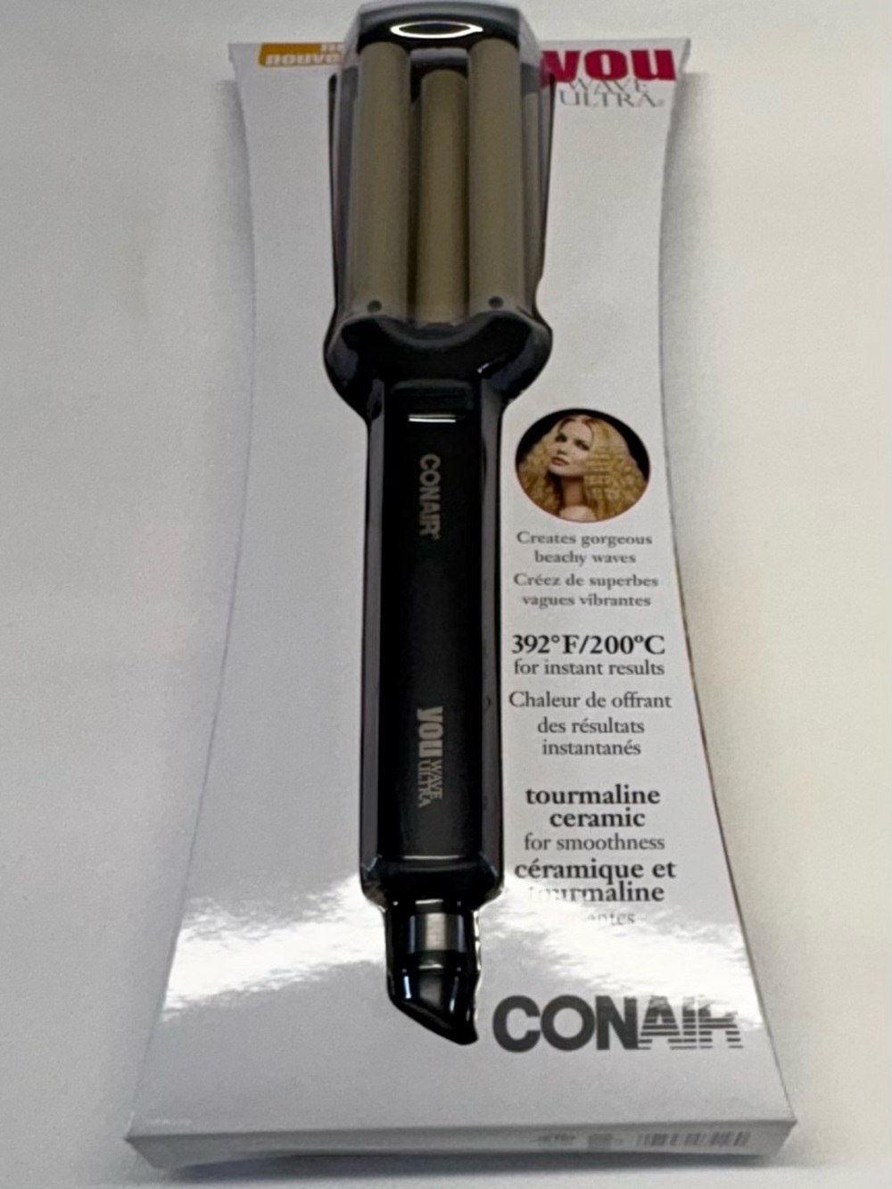 NWT Conair You Wave Ultra 3-Barrel Styler | Mermaid Beachy Waves